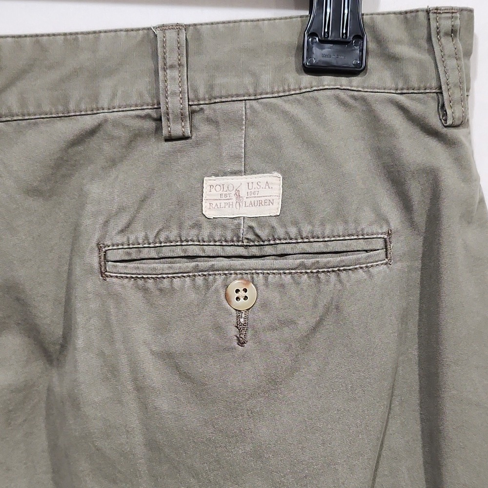Ralph Lauren Polo Pants Mens Size 38x34 Olive Grey, Hammond Pant 4 Pocket - Picture 10 of 12